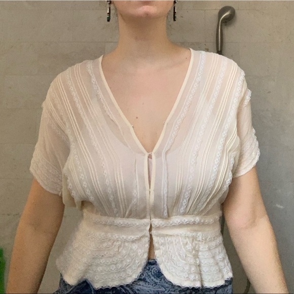 Gorgeous vintage silk blouse - Picture 6 of 10